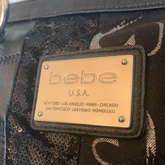 🖤 BEBE Black Satchel Purse Bag🖤 - Picture 3 of 10